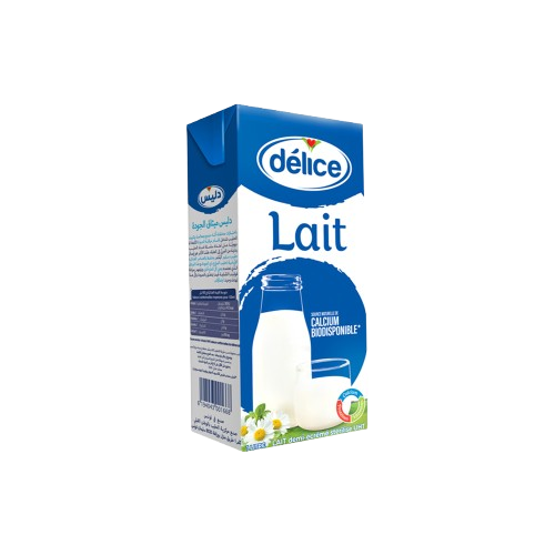 LAIT DELICE DEMI-ECREME 6 X 1L
