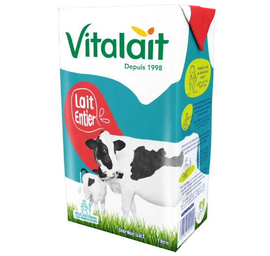 LAIT VITALAIT ENTIER ROUGE 6 X 1L